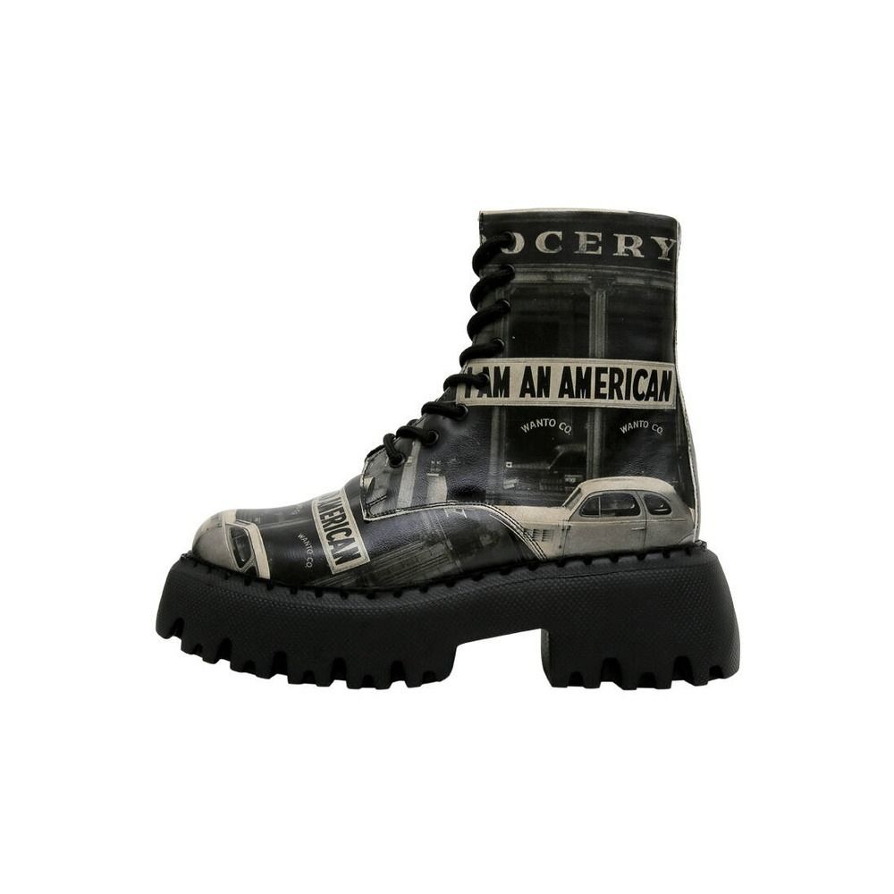 DOGO Duboke čizme Navy I am an American slika 3
