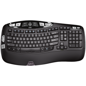 LOGITECH Wave Bluetooth Ergonomična Tipkovnica - Grafit - US Int'l