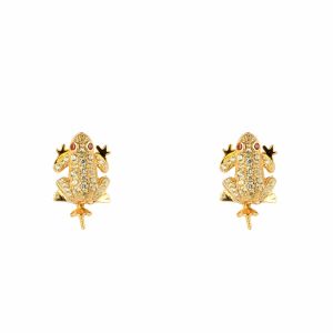 Ženske naušnice Lancaster JLA-EAR-FROG-6, 1,2 cm