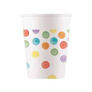 Papirne čaše Multi Color 200ml, 8 komada