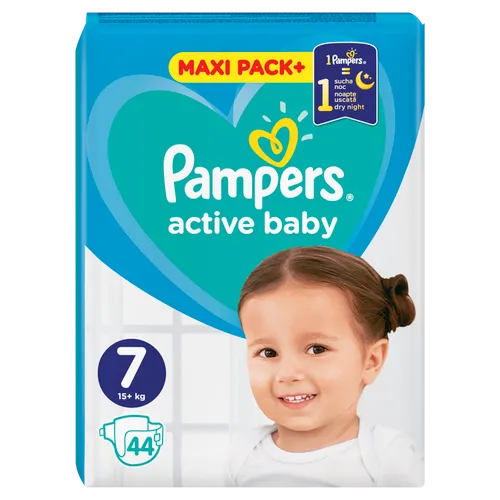 Pampers Active Baby Maxi Pack Plus veličina 7 slika 1