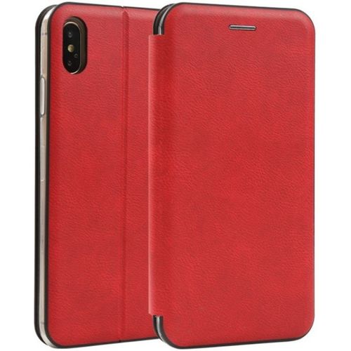 MCLF11-HUAWEI P40 * Futrola Leather FLIP Red (149) slika 1