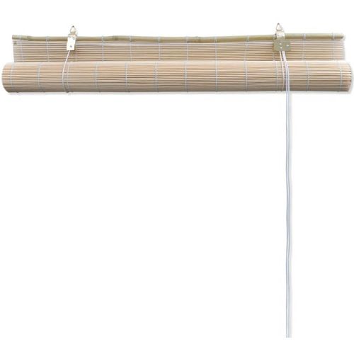 Rolo zavjesa od bambusa prirodna boja 140 x 160 cm slika 5