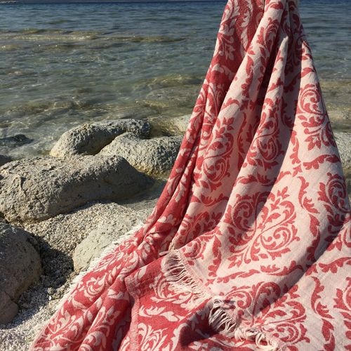 Barok - Red Red Fouta (Beach Towel) slika 2