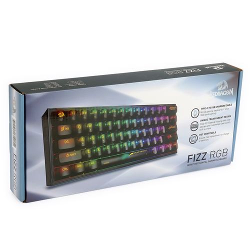 Tipkovnica - Redragon Fizz K617CTB-RGB Žičana Mehanička slika 7