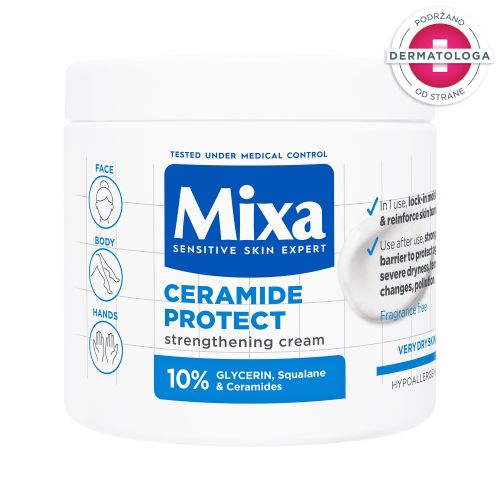 Mixa Ceramide Protect krema za jačanje zaštitne barijere kože 400ml slika 1