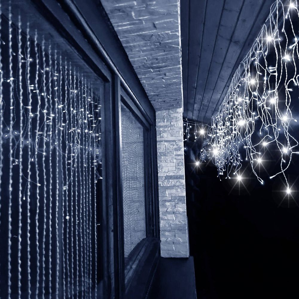 Cl0530 bljeskajuća icicl zavjesa 500 led slika 10