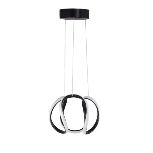 Venaticorus Black-White Light Black Chandelier slika 3