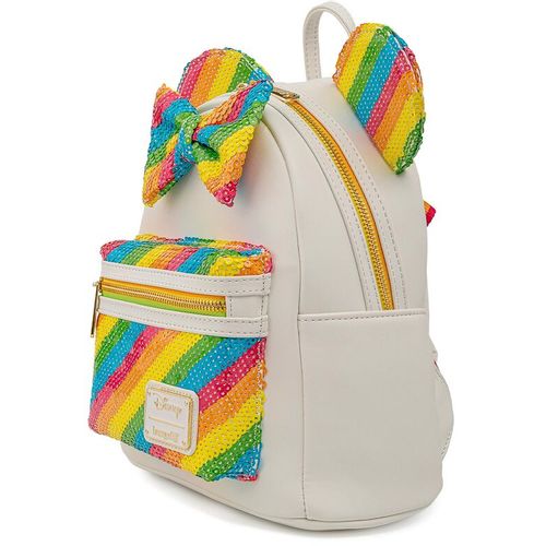 Loungefly Disney Minnie Rainbow ruksak 26cm slika 3