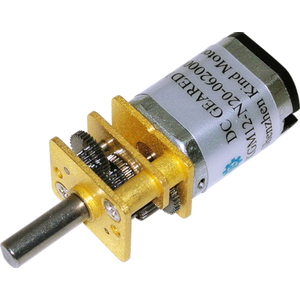 MRMS BDC N20 Motor 12 V, 12 mm, 1:100 low power