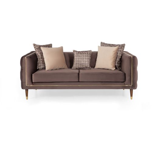 Olympus Brown 2-Seat Sofa slika 1