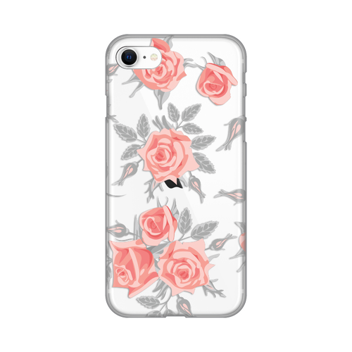 Torbica Silikonska Print Skin za iPhone 7/8/SE 2020/2022 Elegant Roses slika 1