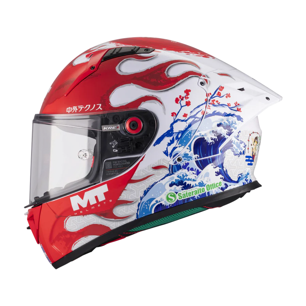 MT Helmets vizir za moto kacigu Kre+S Yamanaka 2025 A5 Gloss slika 2