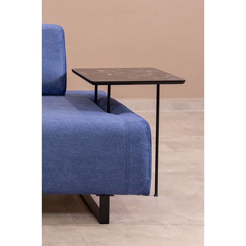 Atelier Del Sofa Trosjed na razvlačenje INFINITY plavi, Infinity with Side Table - Blue slika 6