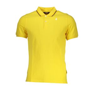 K-WAY YELLOW MEN'S SHORT SLEEVED POLO SHIRT