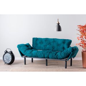 Nitta Triple - Petrol Zeleni Sofa na Razvlačenje za 3 Osobe