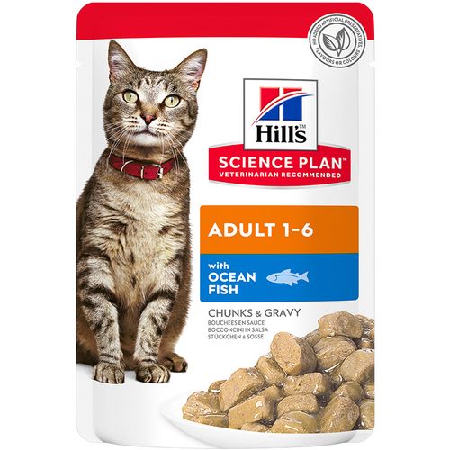 Hill's™ Science Plan™ Mačka Adult vrećica s Oceanskom ribom, 85 g slika 1