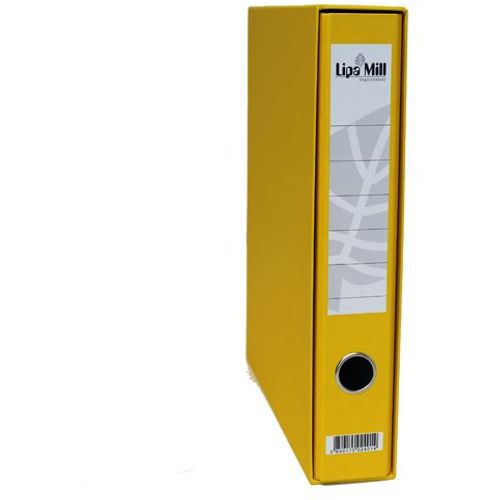 Registrator s kutijom A4, 6 cm, Lipa Mill, žuti slika 2
