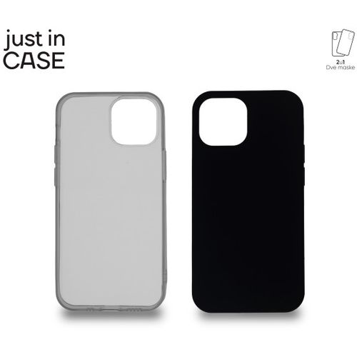 2u1 Extra case MIX paket CRNI za iPhone 13 Mini slika 1