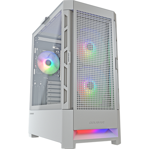 COUGAR Case Airface RGB White Kućište Mid Tower Mesh Front Panel slika 1