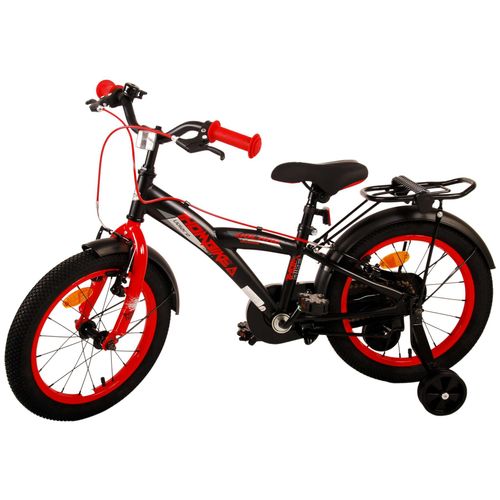 Dječji bicikl Volare Thombike 16" s dvije ručne kočnice crno-crveni slika 14