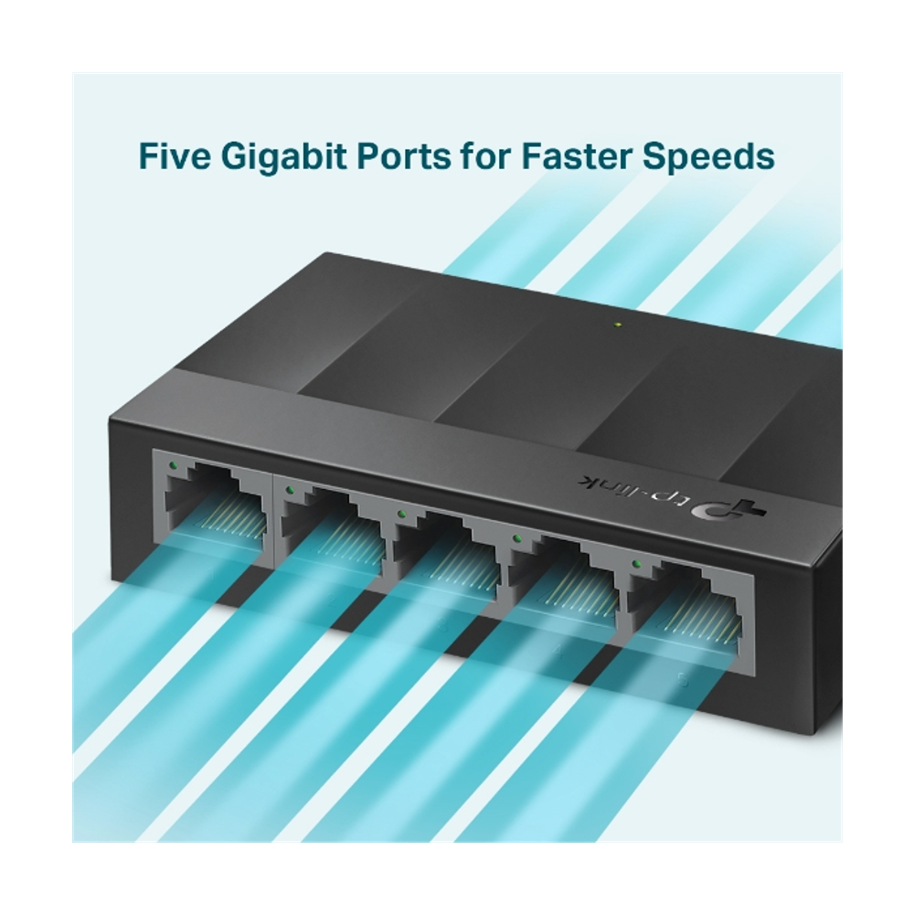 TP-Link LS1005G 5-portno gigabit mrežno stikalo slika 2