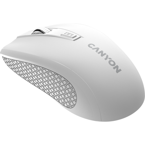 CANYON MW-7, 2.4Ghz wireless mouse, white slika 10