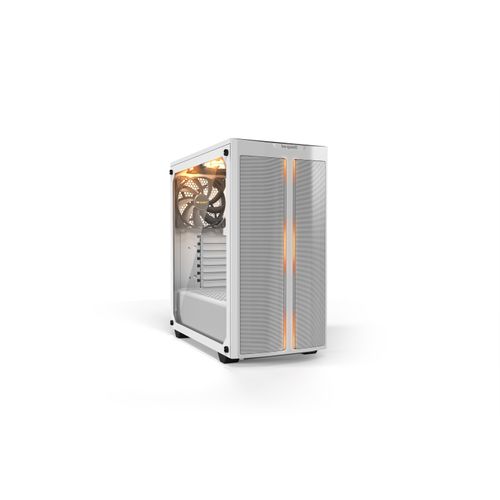 be quiet! BGW38 PURE BASE 500 DX White, MB compatibility: ATX / M-ATX / Mini-ITX, Three pre-installed be quiet! Pure Wings 2 140mm fans, Ready for water cooling radiators up to 360mm slika 1