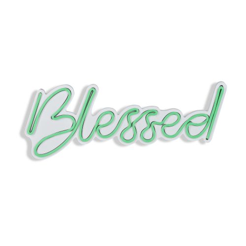 Wallity Ukrasna plastična LED rasvjeta, Blessed - Green slika 3