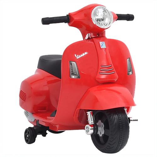 Električni motocikl igračka Vespa GTS300 crvena slika 1