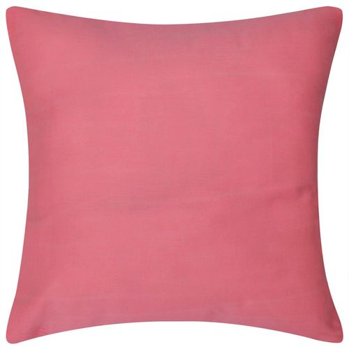 130936 4 Pink Cushion Covers Cotton 80 x 80 cm slika 12