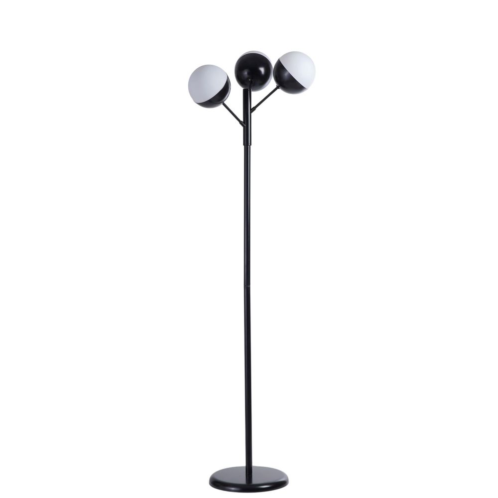 Opviq Podna lampa 272, bijela, crna slika 2