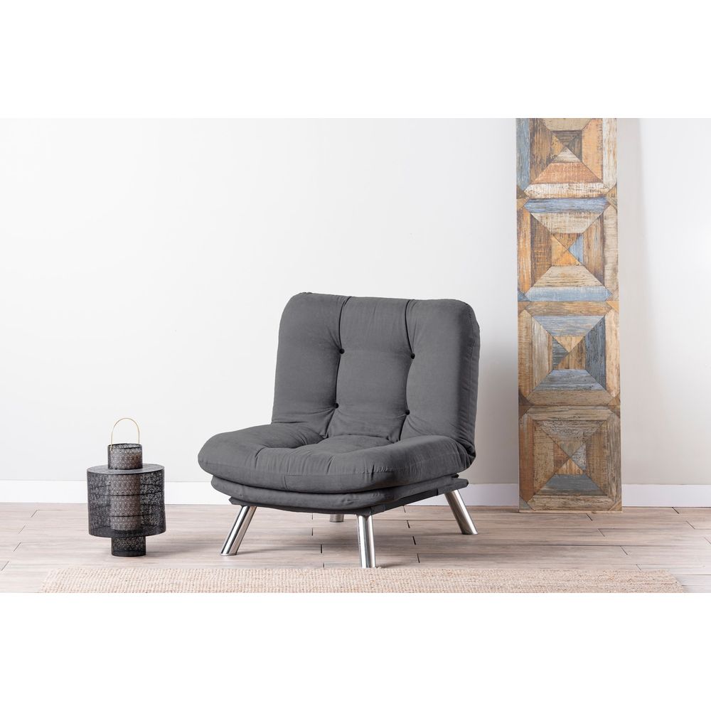 Solo Siva Jednosjedna Sofa slika 1