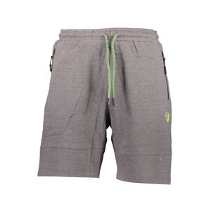 GIAN MARCO VENTURI MEN'S SHORTS GRAY