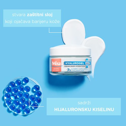 Mixa Hyalurogel Njega noćna 50 ml slika 3