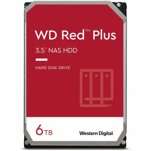 Hard disk 6TB SATA3 Western Digital Caviar 256 MB WD60EFPX Red Plus slika 1
