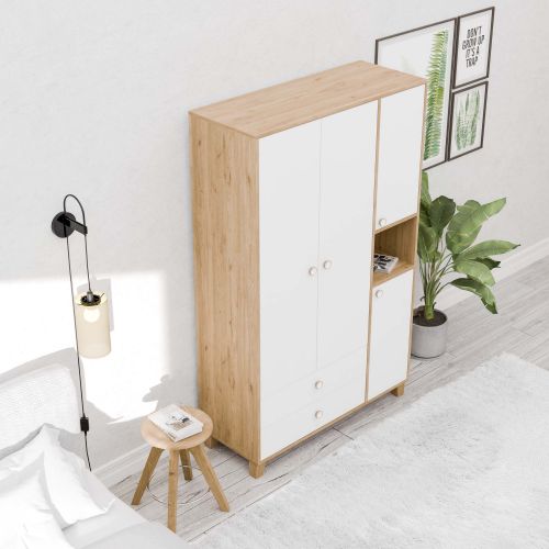 Lisa 3522 Oak
White Wardrobe slika 5