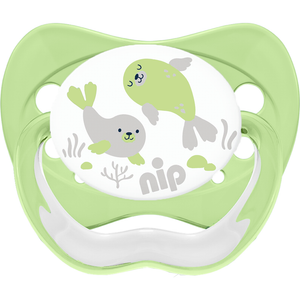 nip® Duda varalica Family 5-18mj (veličina 2) - Silikon, 2kom Zelena, Plava