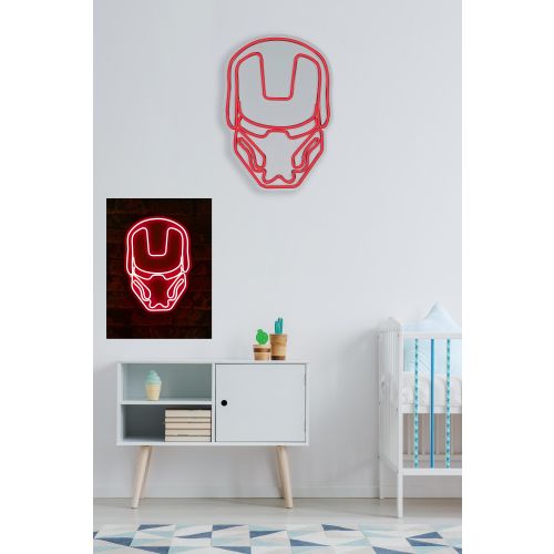 Wallity Ukrasna plastična LED rasvjeta, Iron Man - Red slika 11