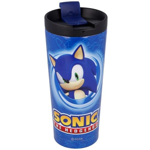Sonic the Hedgehog putna šalica za kavu od nehrđajućeg čelika 425ml slika 1