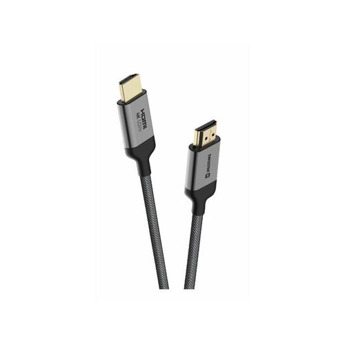 SWISSTEN kabel HDMI 2.0, 60Hz, 18GB/s, 4K, do 21:9, 1m, pozlaćeni konek, crni slika 3