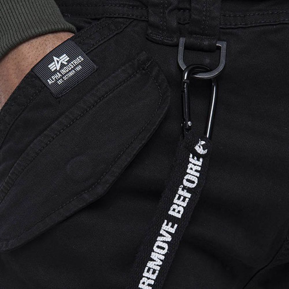 Alpha Industries Muške hlače Cargo Utility, Crne slika 4
