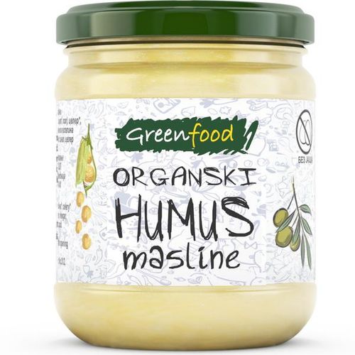 Greenfood Humus Masline Eko 280g slika 1