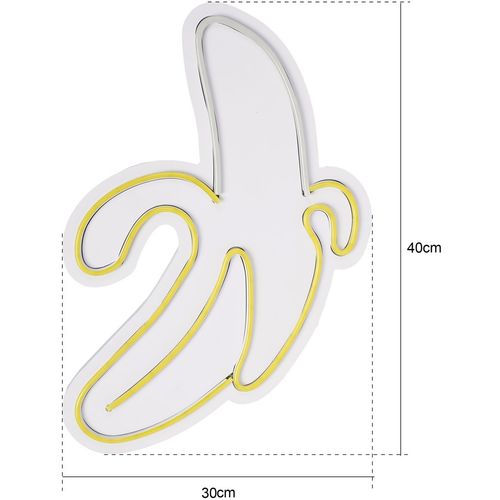 Wallity Ukrasna plastična LED rasvjeta, Banana slika 7