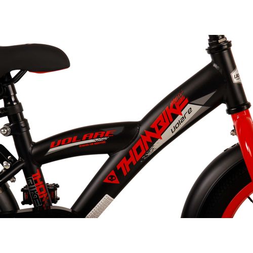 Volare dječji bicikl Thombike 14" crno-crveni slika 7