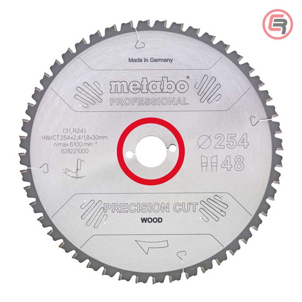 Metabo List Kružne Pile 254 x 2,4 / 1,8 x 30 / Z = 60 Precision Cut Wood Professional – 628222000 slika 1
