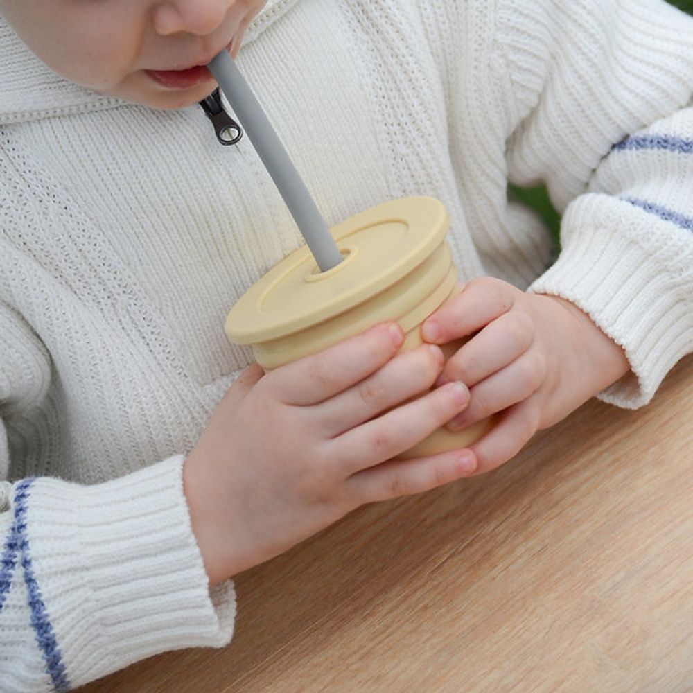 Minikoioi Multifunkcionalna čaša Sip+Snack 180ml, Žuta slika 4