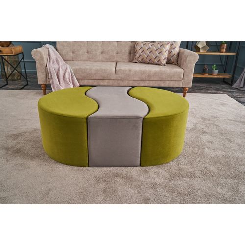 Atelier Del Sofa Tabure, zelena Mink, Alya Puf - Green, Mink slika 2