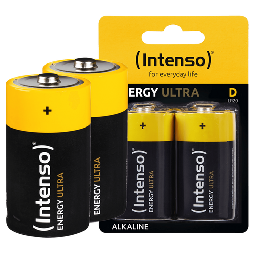 (Intenso) Baterija alkalna, LR20 / D, 1,5 V, blister 2 kom - LR20 / D slika 2