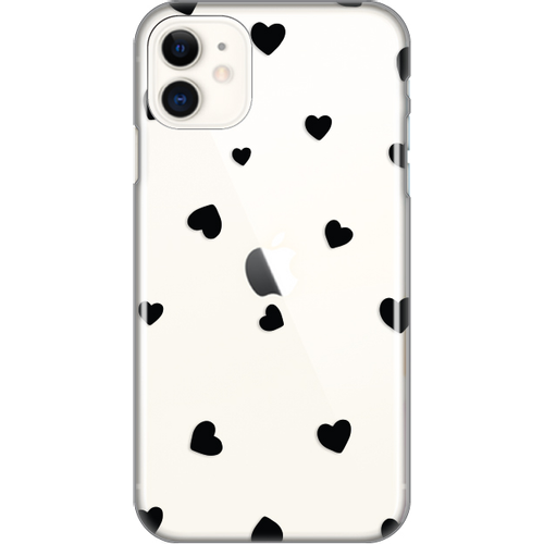 Torbica Silikonska Print Skin za iPhone 11 6.1 Hearts slika 1